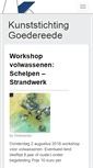 Mobile Screenshot of kunststichtinggoedereede.nl
