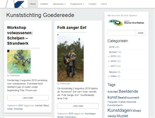 Tablet Screenshot of kunststichtinggoedereede.nl
